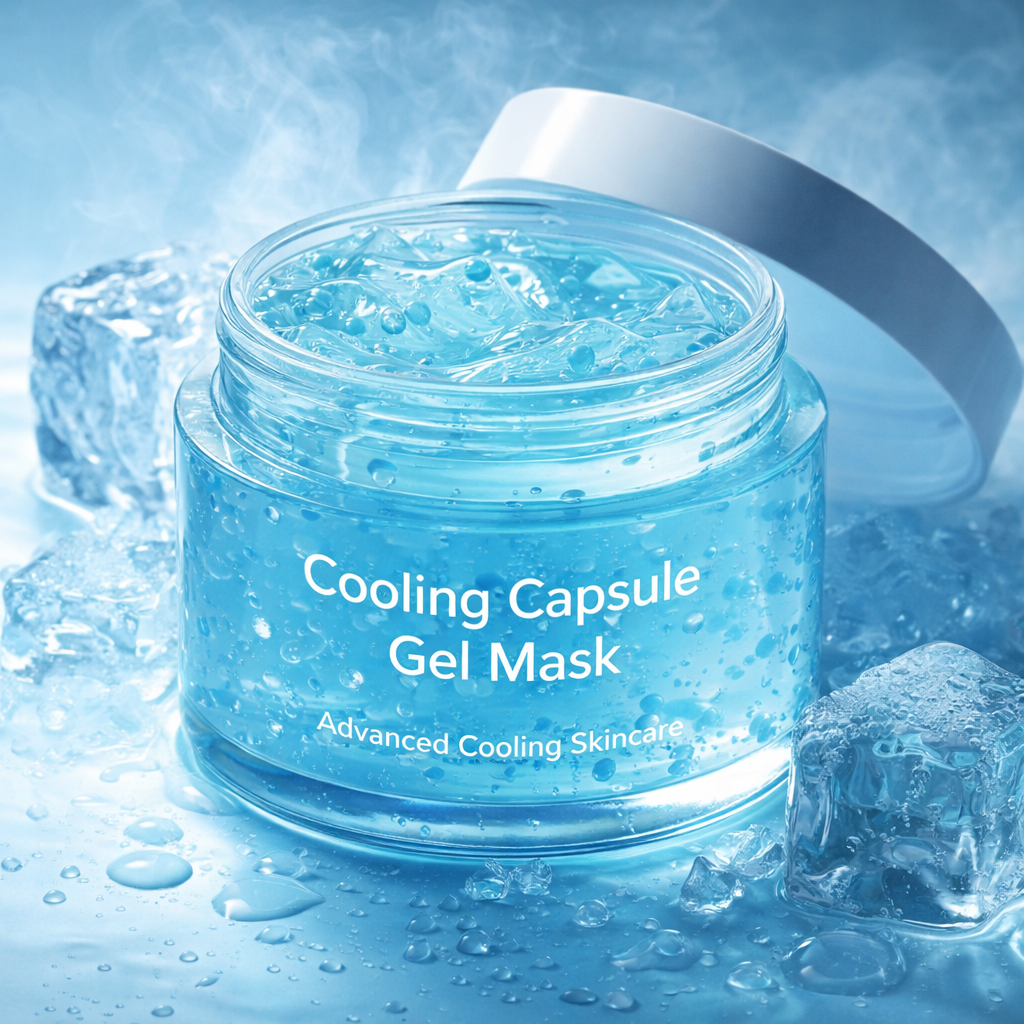 Cooling Capsule Gel Mask: Advanced Cooling Skincare for Heat-Stressed Skin